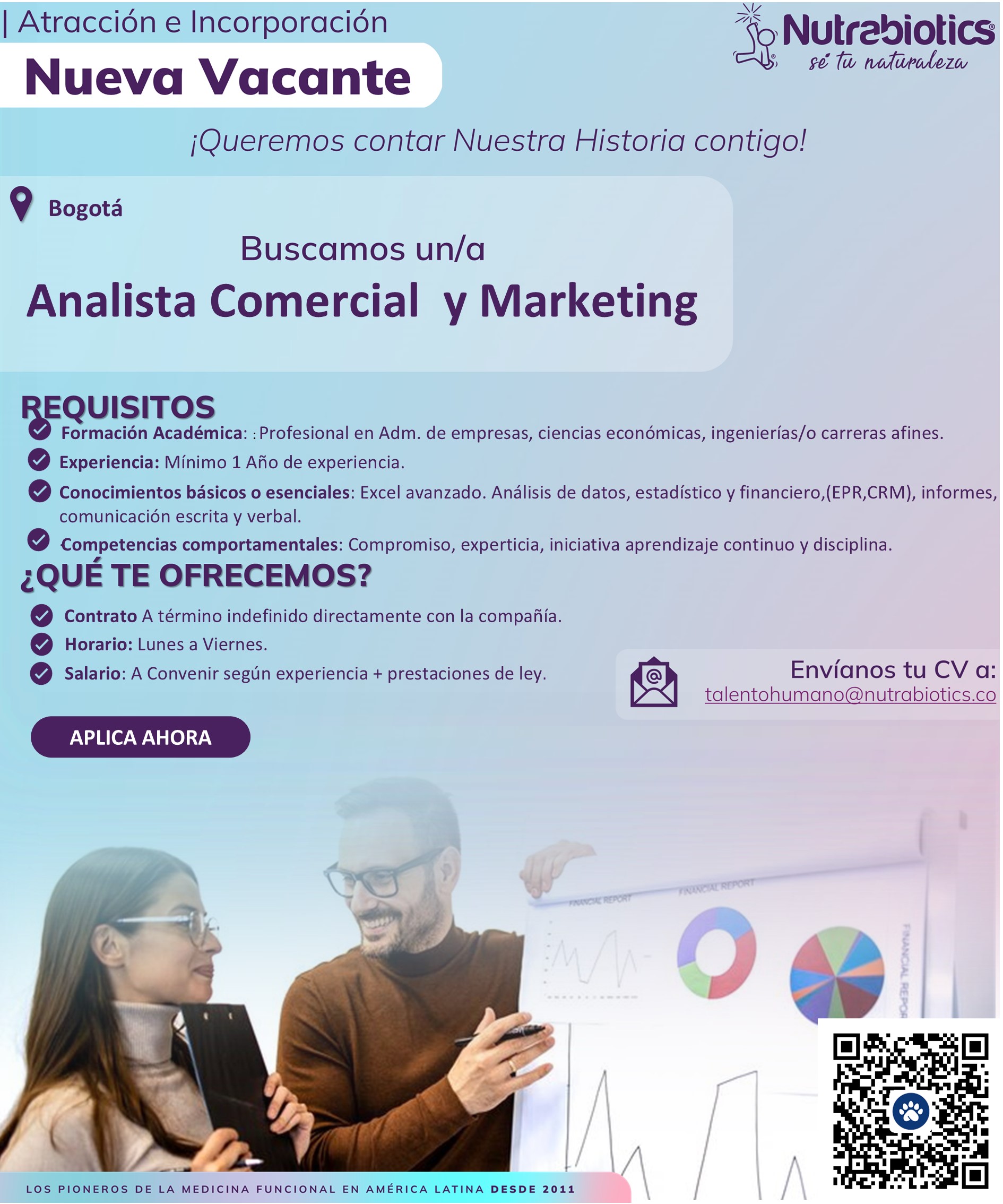 Analista Comercial y Marketing