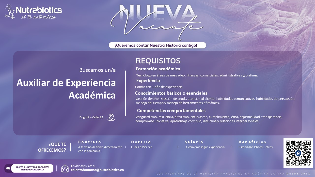 Auxiliar de Experiencia Academica