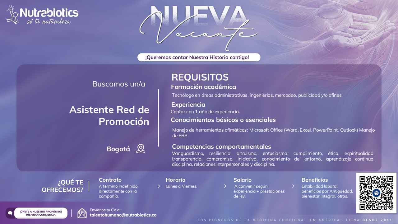 asistente de red de promoción