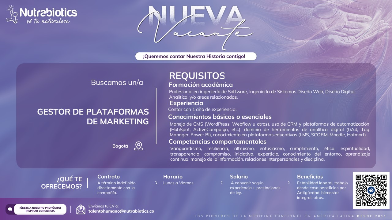 Gestor de Plataforma de Marketing